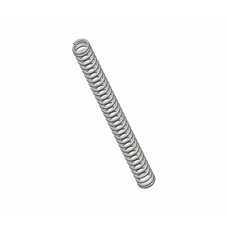 ZORO APPROVED SUPPLIER Compression Spring, O= .120, L= 1.38, W= .018 G809972215